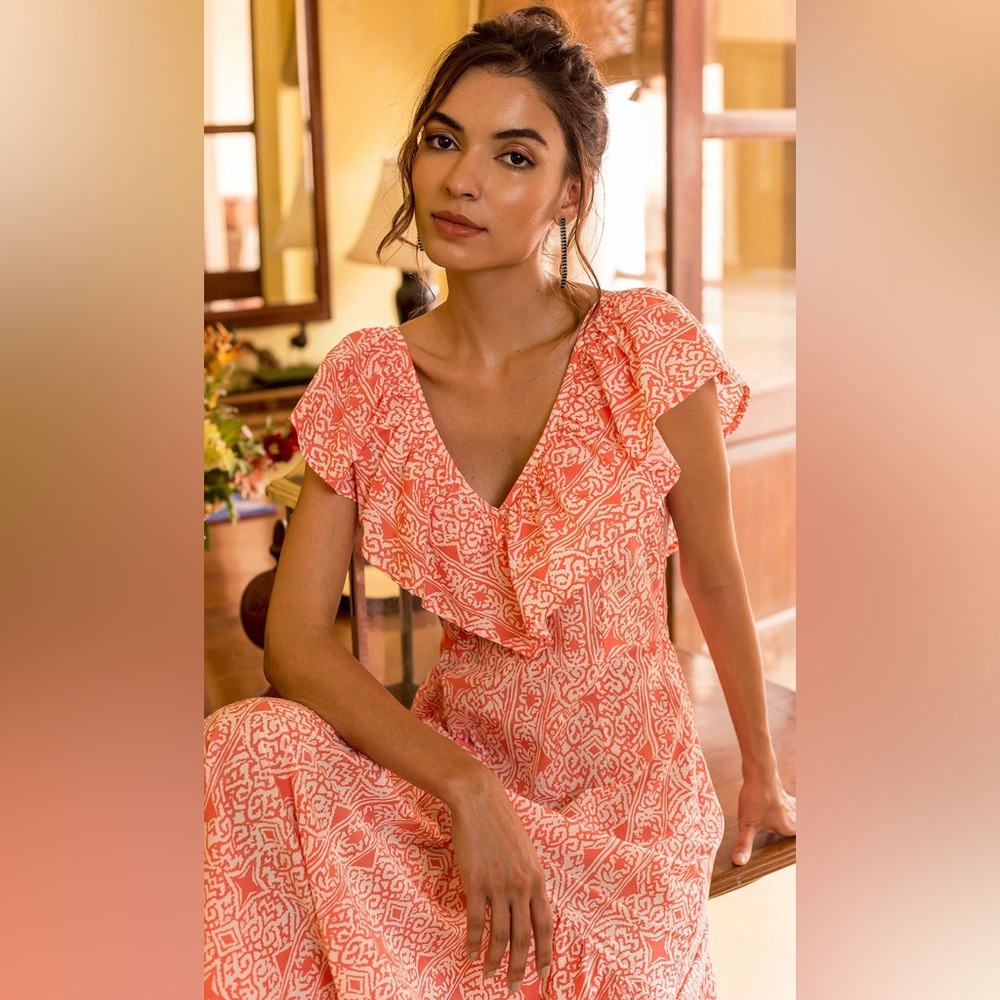 Beyond by Vera printed cotton dress - Picture 2 of 5